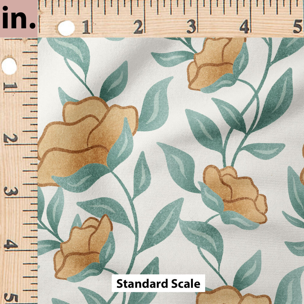 Ruler Scale for Wingman Floral (White) by Krystal Winn Design